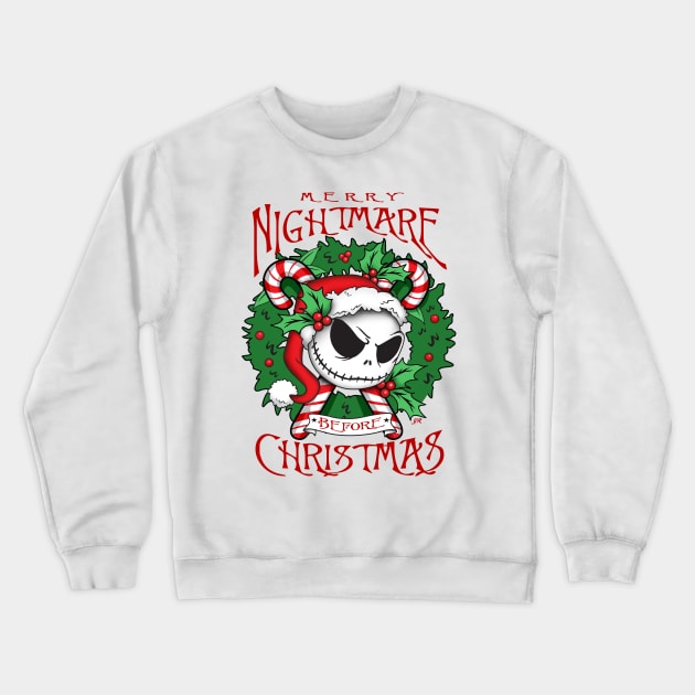 Christmas Jack Skellington Crewneck Sweatshirt by Gothic Rose